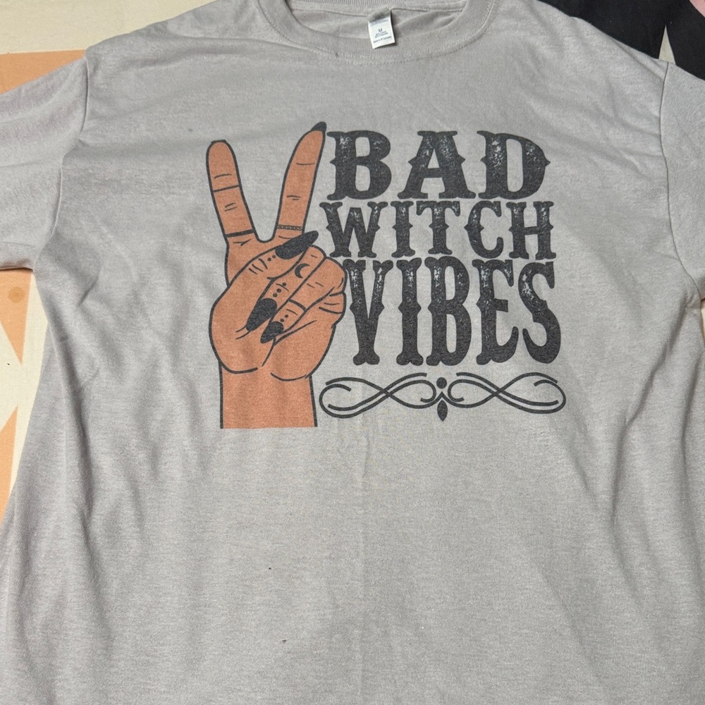 Clearance Halloween jerseys, bad witch vibes T-shirt